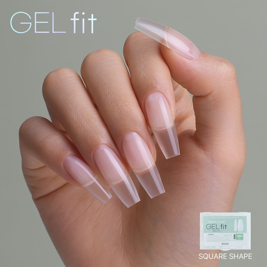 BANDI - Square Gel Fit Nail Tip