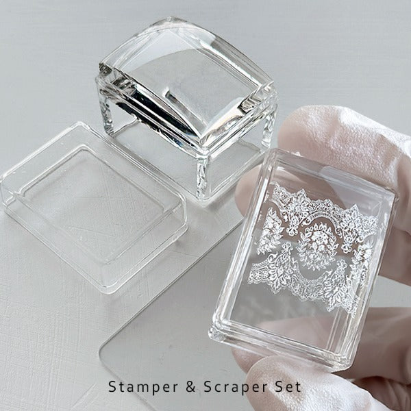 Bonniebee - Stamping Nail Art Stamper & Scraper Set