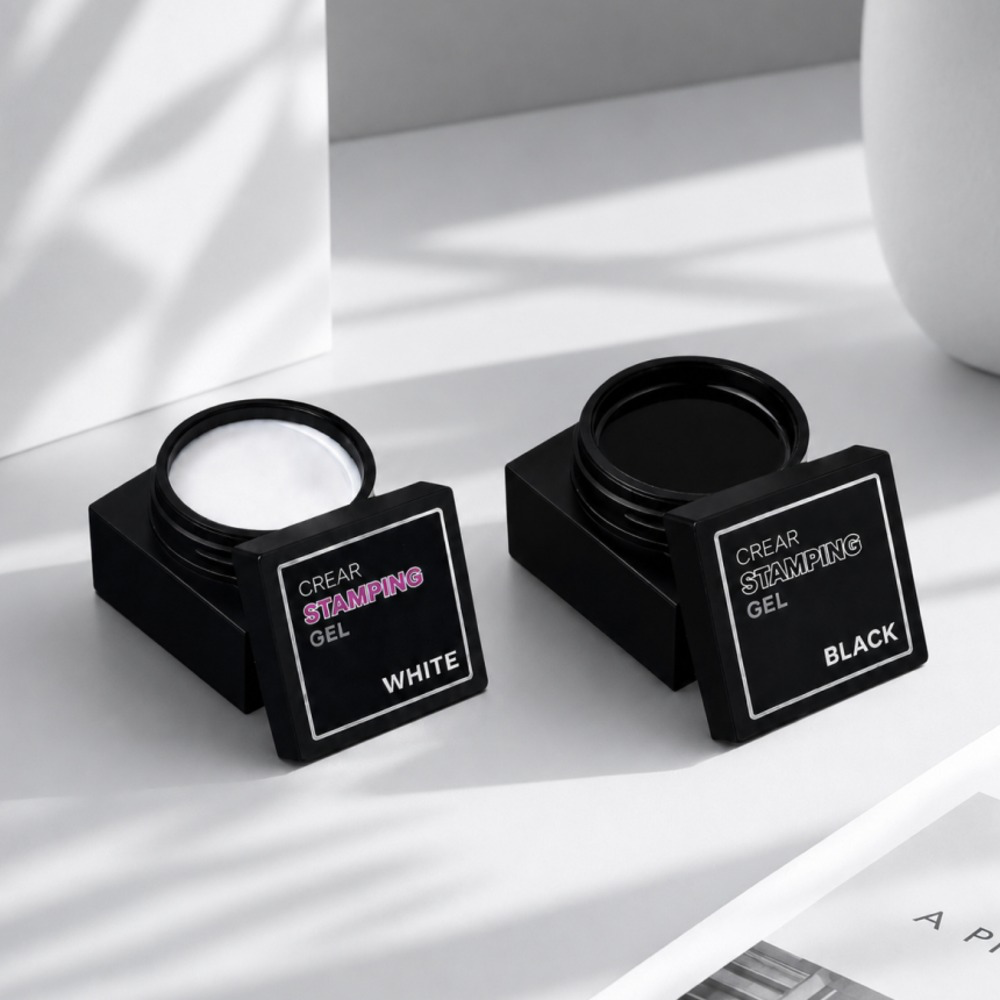 CREAR - Stamping Gel White + Black