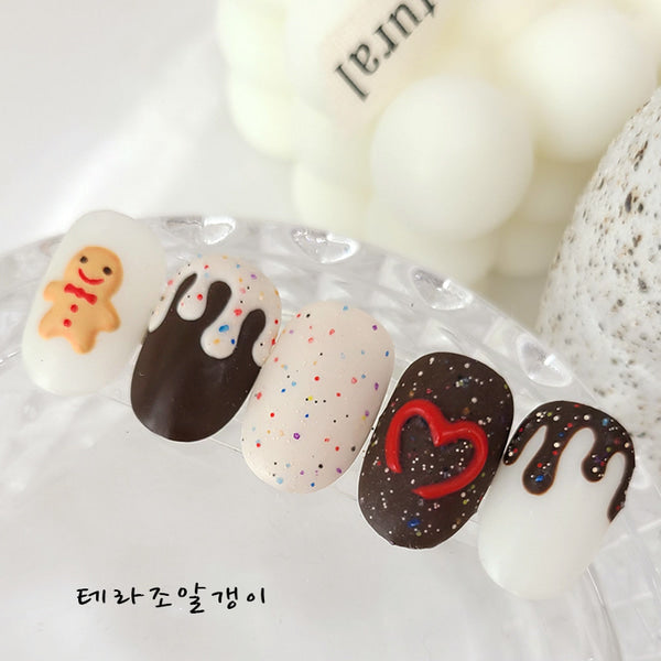 Bonniebee - Terrazzo Sand Nail Shells