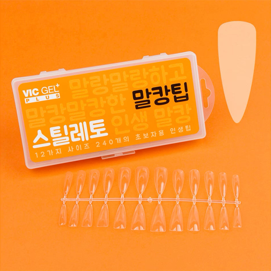 VIC Gel+ Stilletto Nail Tips