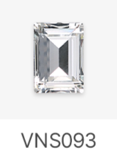 Jello Jello - Rectangle Stone Nail Charms (VNS068 - VNS108)