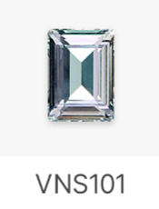Jello Jello - Rectangle Stone Nail Charms (VNS068 - VNS108)