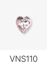 Jello Jello - Heart Stone Nail Charms (VNS109 - VNS133 & VNS150 - VNS163)