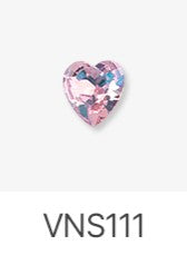 Jello Jello - Heart Stone Nail Charms (VNS109 - VNS133 & VNS150 - VNS163)