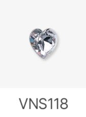 Jello Jello - Heart Stone Nail Charms (VNS109 - VNS133 & VNS150 - VNS163)