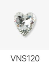 Jello Jello - Heart Stone Nail Charms (VNS109 - VNS133 & VNS150 - VNS163)