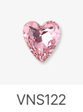 Jello Jello - Heart Stone Nail Charms (VNS109 - VNS133 & VNS150 - VNS163)