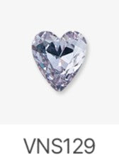 Jello Jello - Heart Stone Nail Charms (VNS109 - VNS133 & VNS150 - VNS163)