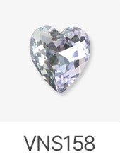 Jello Jello - Heart Stone Nail Charms (VNS109 - VNS133 & VNS150 - VNS163)