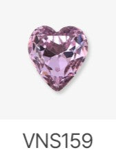 Jello Jello - Heart Stone Nail Charms (VNS109 - VNS133 & VNS150 - VNS163)