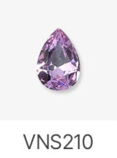 Jello Jello - Teardrop Stone Nail Charms (VNS202-VNS216, VNS127, & VNS218-VNS224)