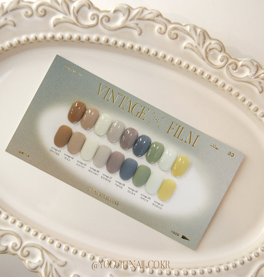 Yogurt Nail Kr. - Vintage Film (9 syrup gels)