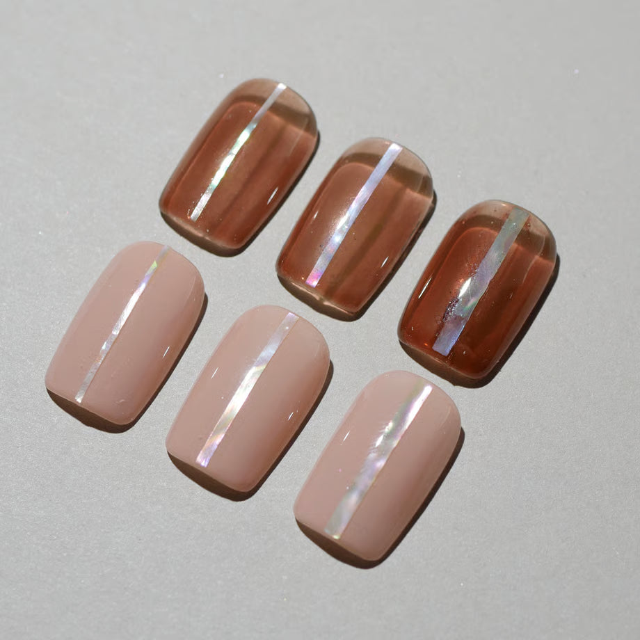 Ungu Nails - White Abalone Strip
