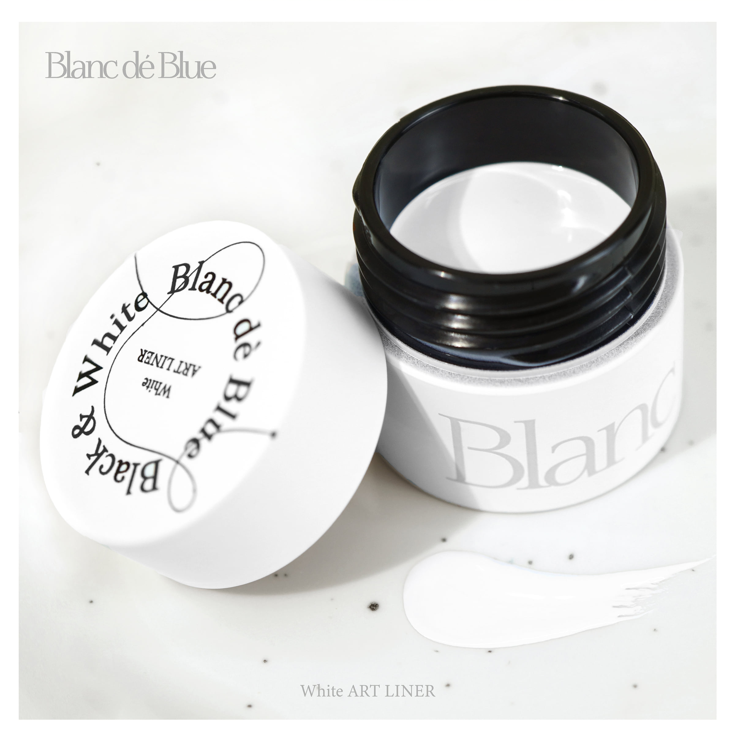 Blanc de Blue Art Liner Set/Individual Gels (Black & White)