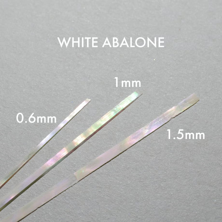Ungu Nails - White Abalone Strip