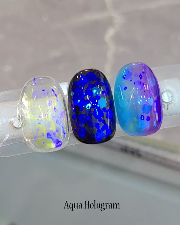Bonniebee - Aqua Hologram Glitter (5 types)