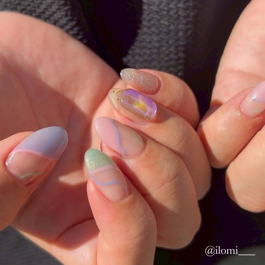 Atelier Novel - P889 Aurora Drop Cabochon (Grape Syrup)
