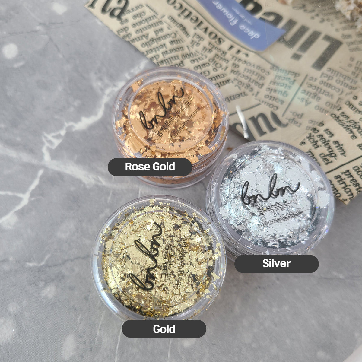 Bonniebee - Metallic Nail Flakes (2 types)