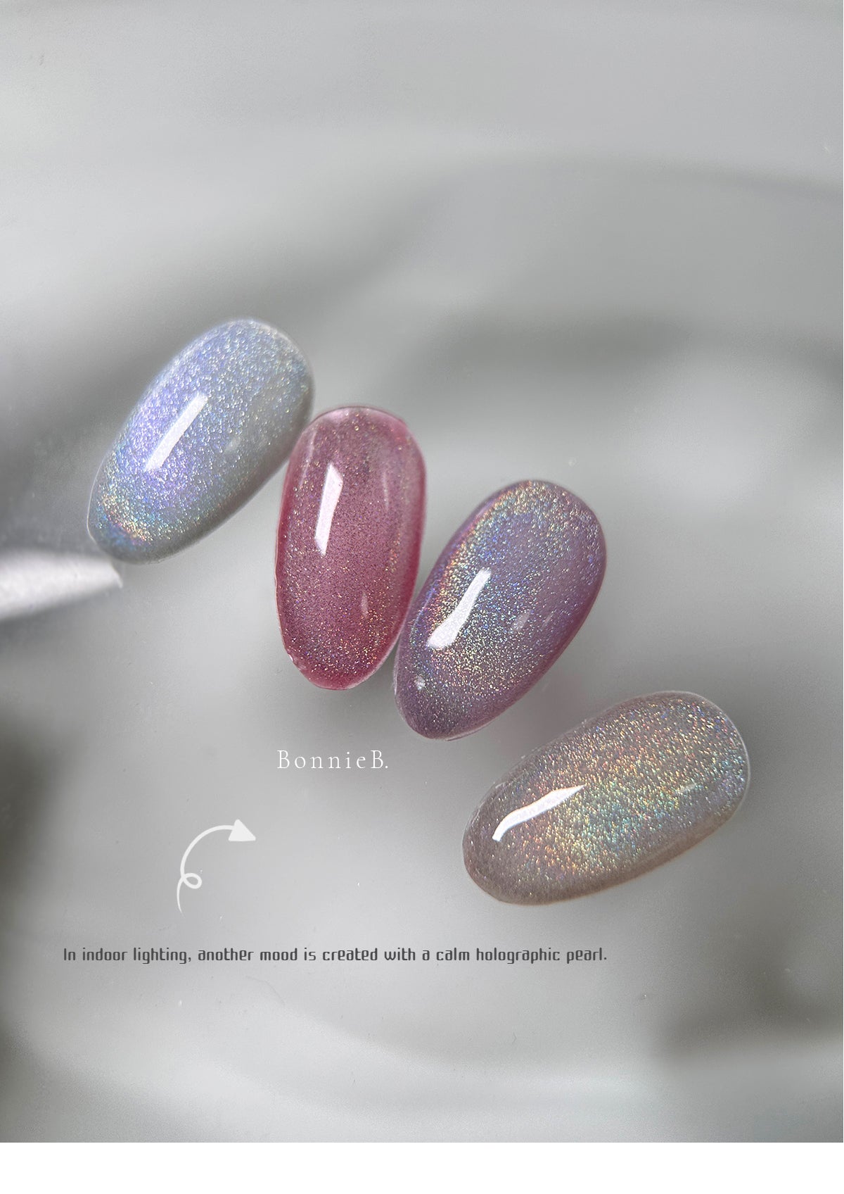 Bonniebee - 2 in 1 | Iridescent Holo Cat Eye & Mirror