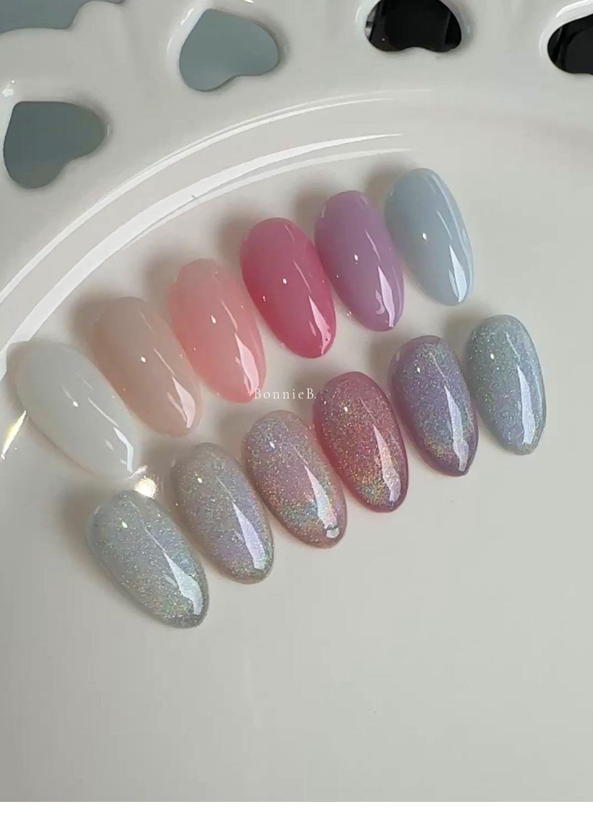 Bonniebee - 2 in 1 | Iridescent Holo Cat Eye & Mirror