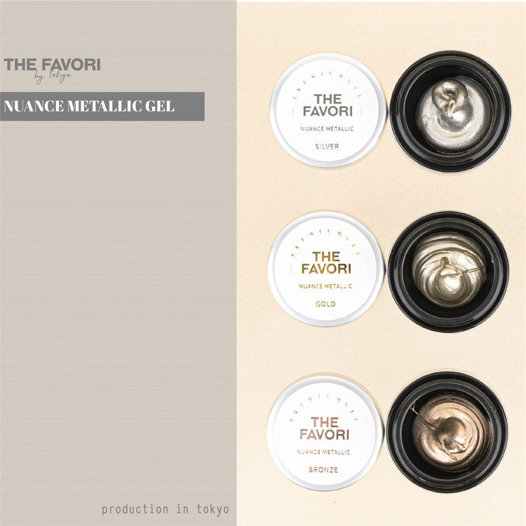 The Favori Nuance Metallic Gel - Silver