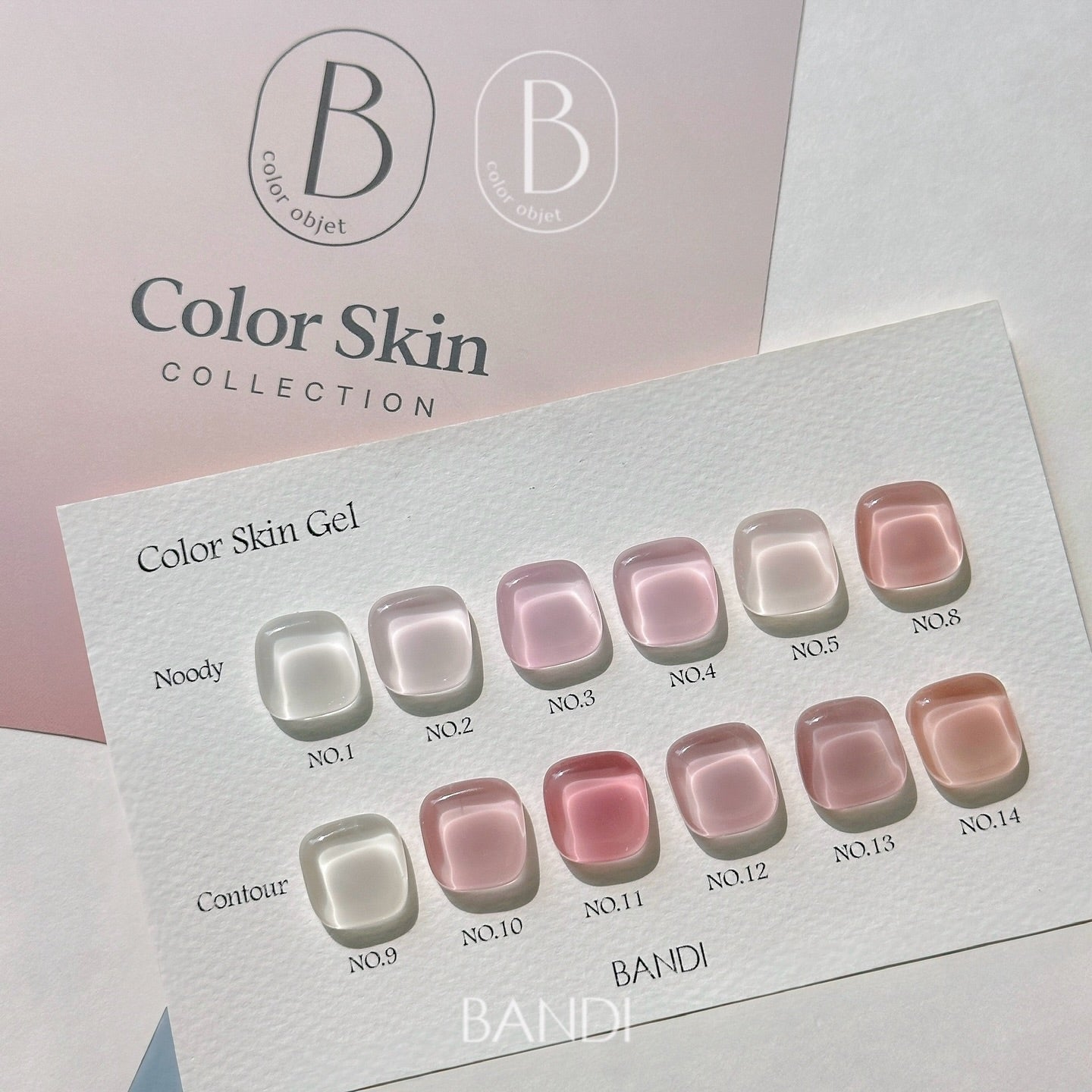 BANDI Color Skin Gel Set - Contour Series (6pcs)