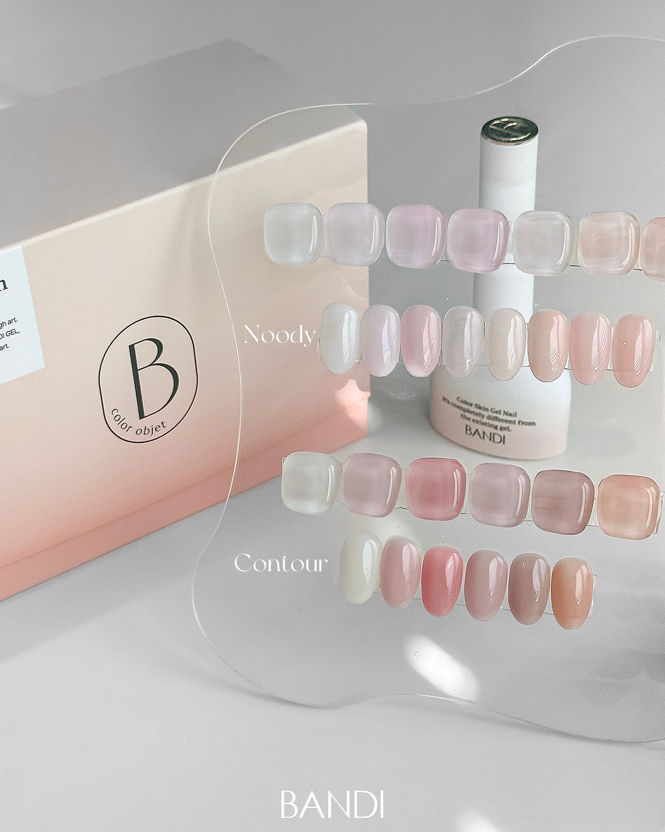 BANDI Color Skin Gel Set - Contour Series (6pcs)