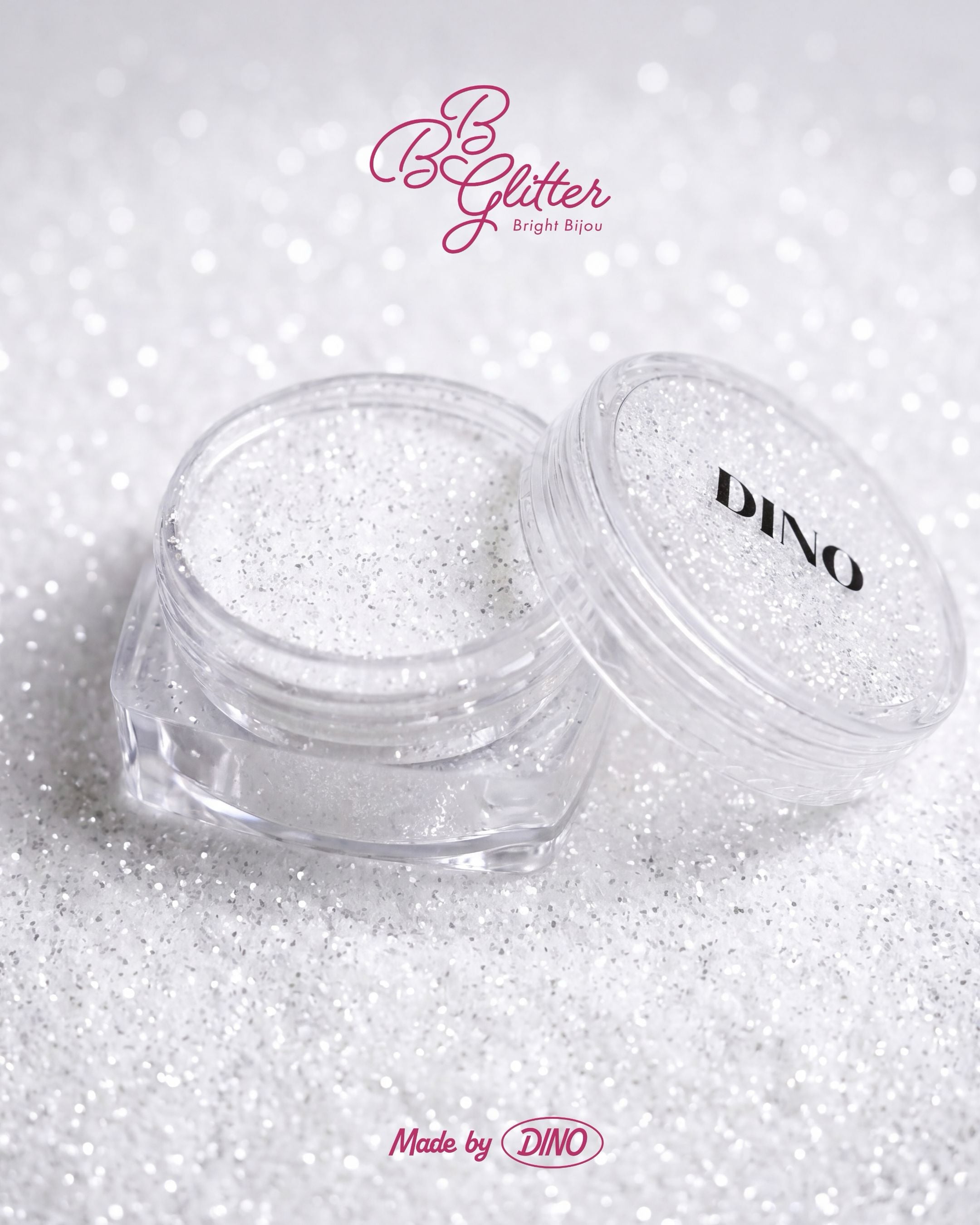 DINO It's Nail O'Clock - BB Glitter (Tiara White)