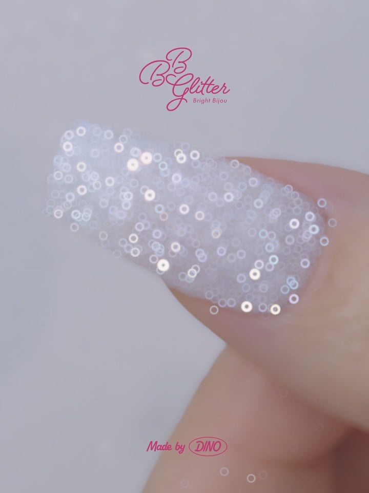 DINO It's Nail O'Clock - BB Glitter (Tiara White)