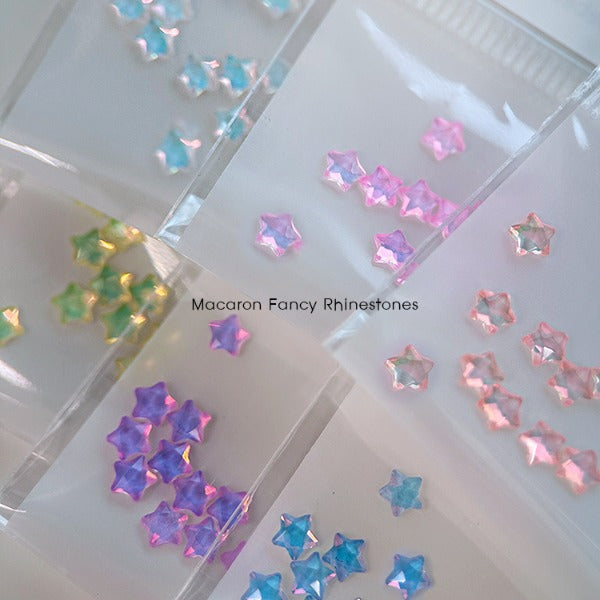 Bonniebee - Macaron Fancy Flatback Rhinestones (mini star)