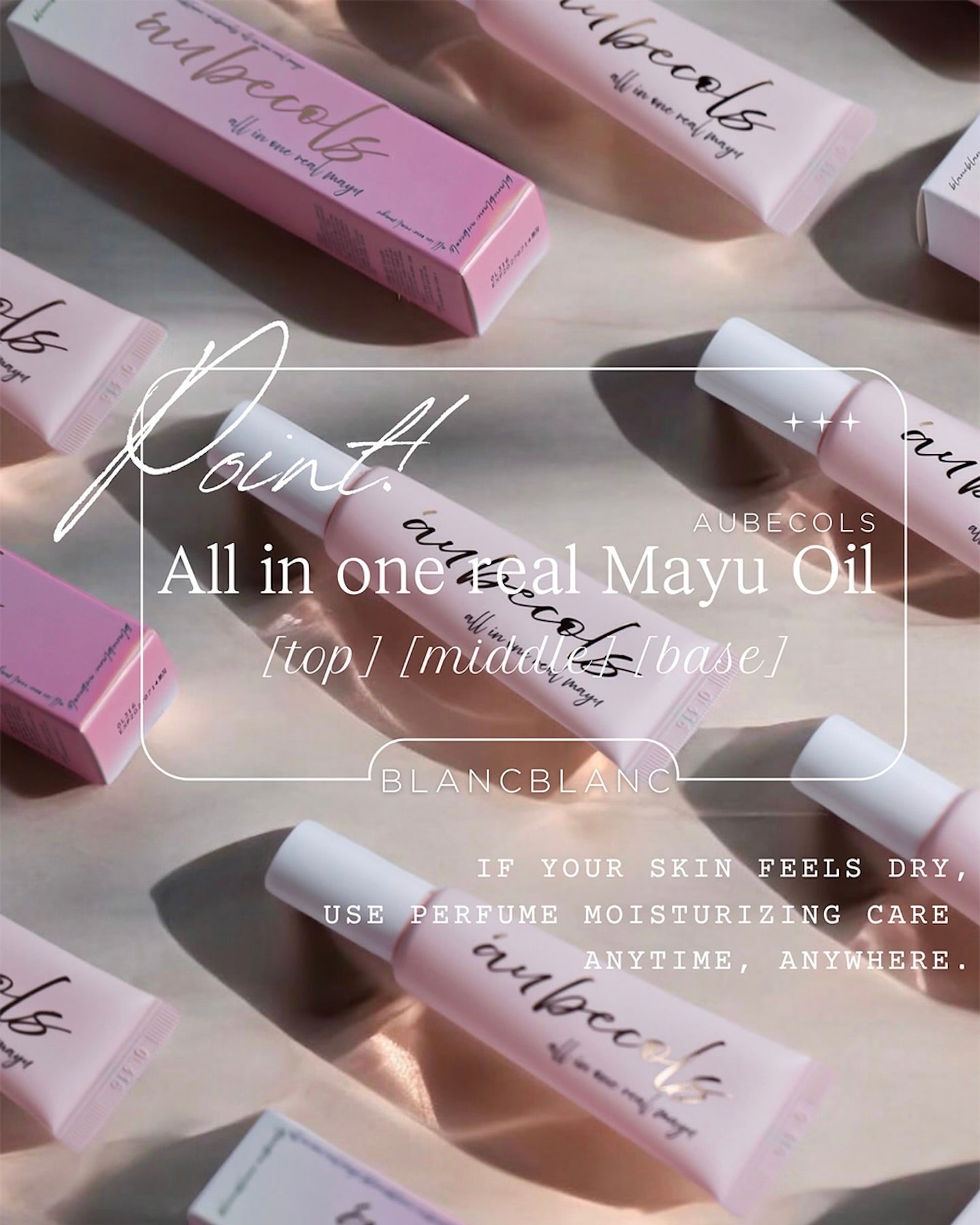 Blanc Blanc - (O12) Aubecols All in one real Mayu Oil (15ml)