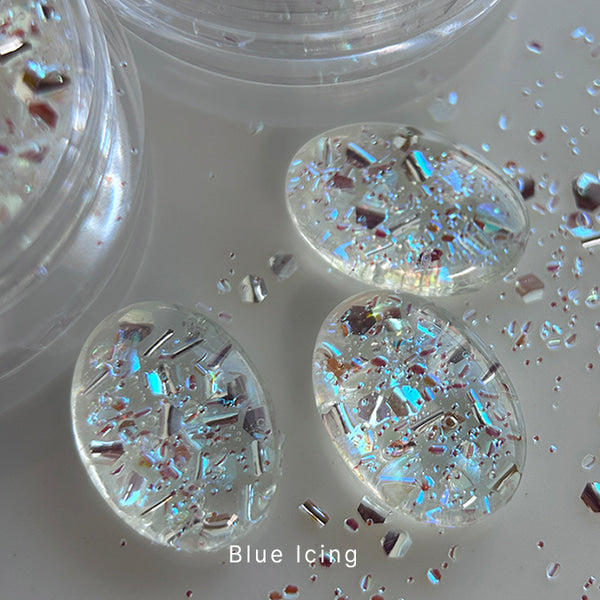 Bonniebee - Icing Nail Glitter (Pink/Blue/White)