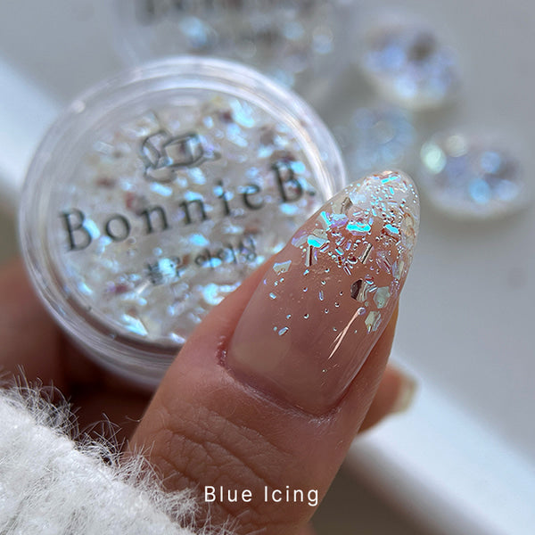 Bonniebee - Icing Nail Glitter (Pink/Blue/White)