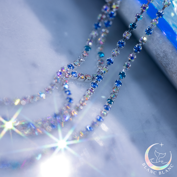 Blanc Blanc - (P169) Blue Stone Chain