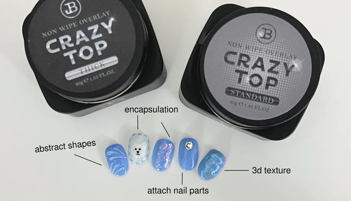 Gracia Non-wipe Crazy Top gel, Fix gel 25g - danjinail