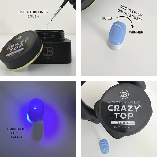 JIN.B - Crazy Top Gel (3 types)