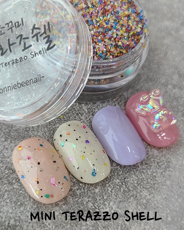 Bonniebee Mini Terrazzo Nail Shell