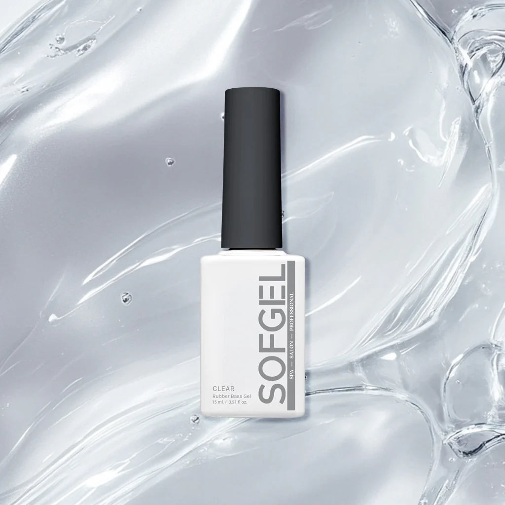 SOFGEL CLEAR Rubber Base Gel (15ml)