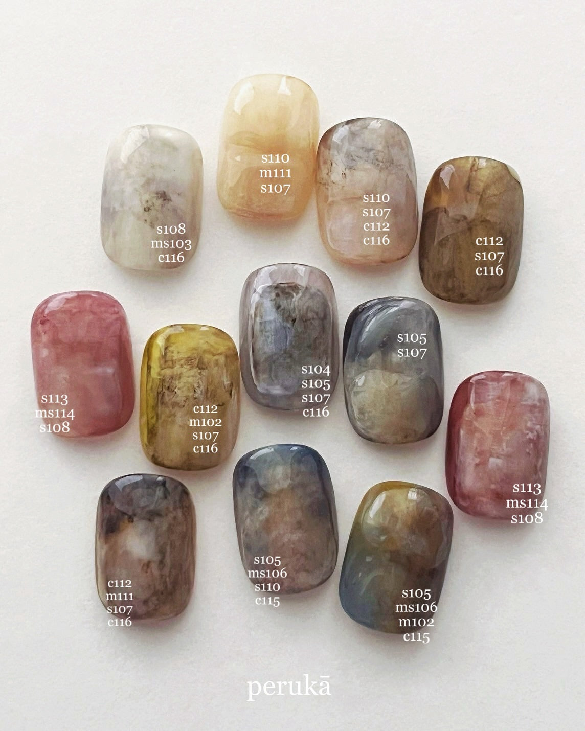 perukā - Color Gel Set (16 piece) + Free Tutorial With Purchase
