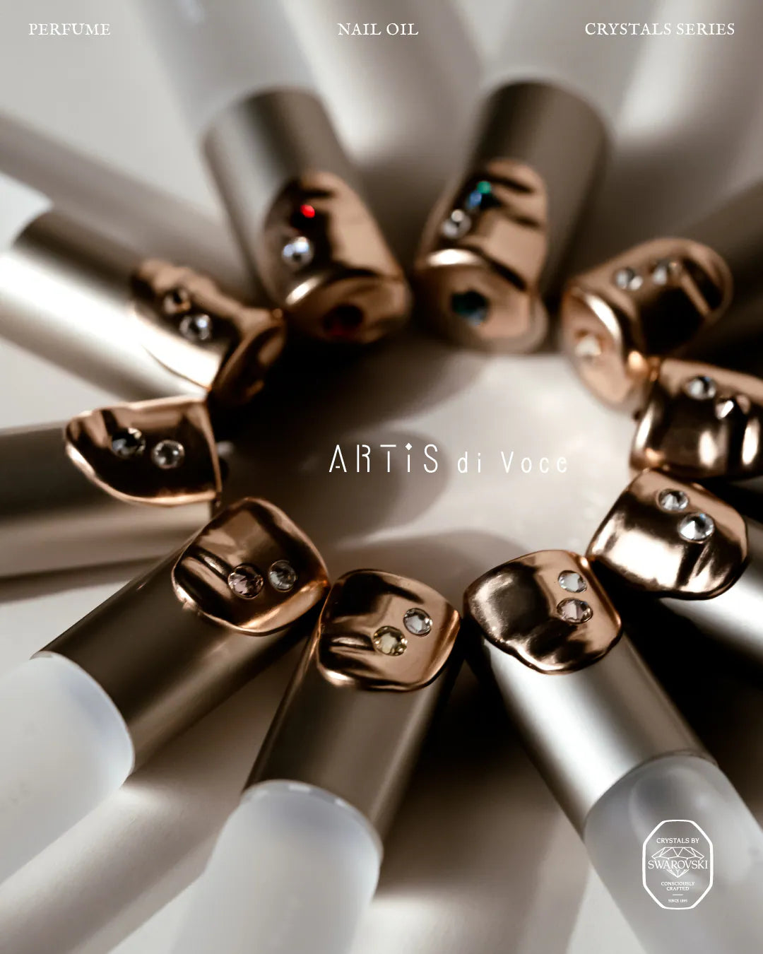 ARTiS di Voce - NAIL OIL Crystal Series 5ml (Nail Oil embellished with Swarovski® crystals)