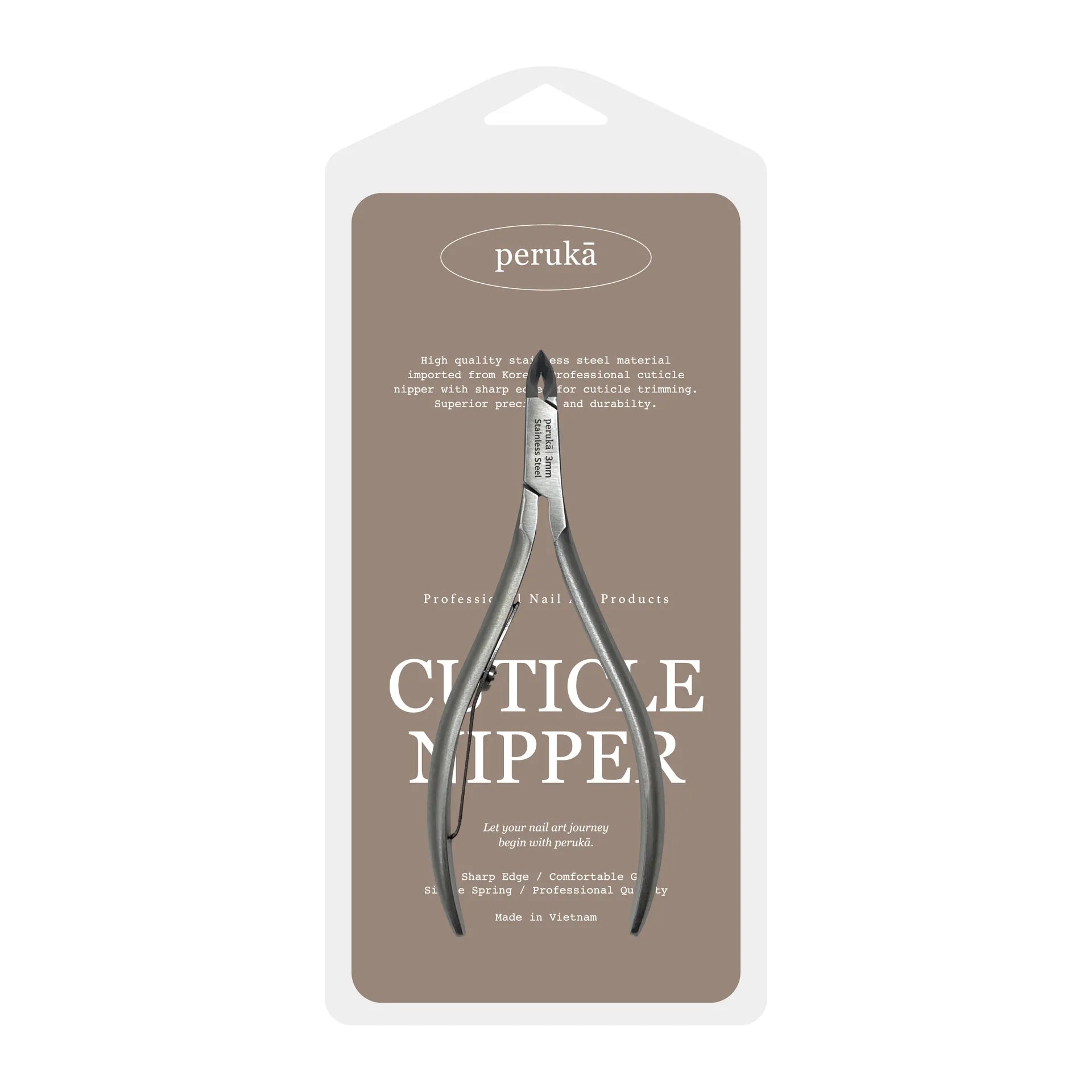 perukā - Cuticle Nipper 3mm