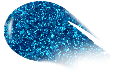 [MG018] SIGNATURE GLITTER - Aqua Blue (12ml)