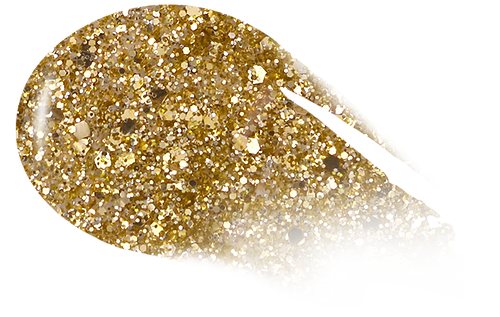 [MG008] SIGNATURE GLITTER - Gold (12ml)