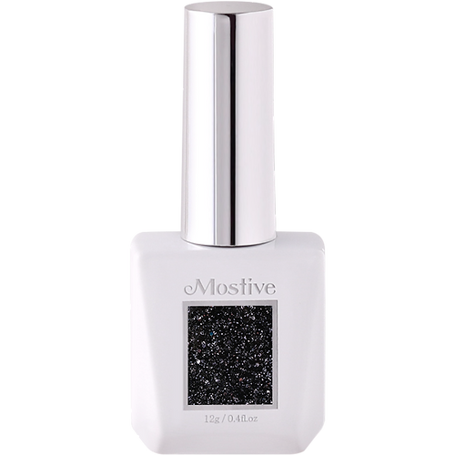 [MG027] SIGNATURE GLITTER - Black Silver (12ml)