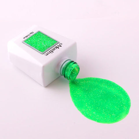 [MG028] SIGNATURE GLITTER - Fluorescent Light Green (12ml)