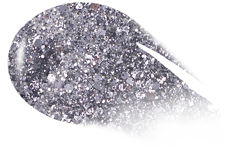 [MG025] SIGNATURE GLITTER - Metal Silver (12ml)