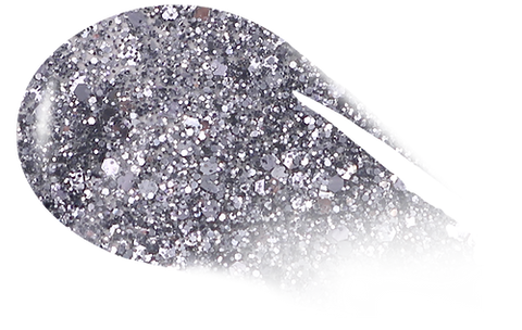 [MG025] SIGNATURE GLITTER - Metal Silver (12ml)