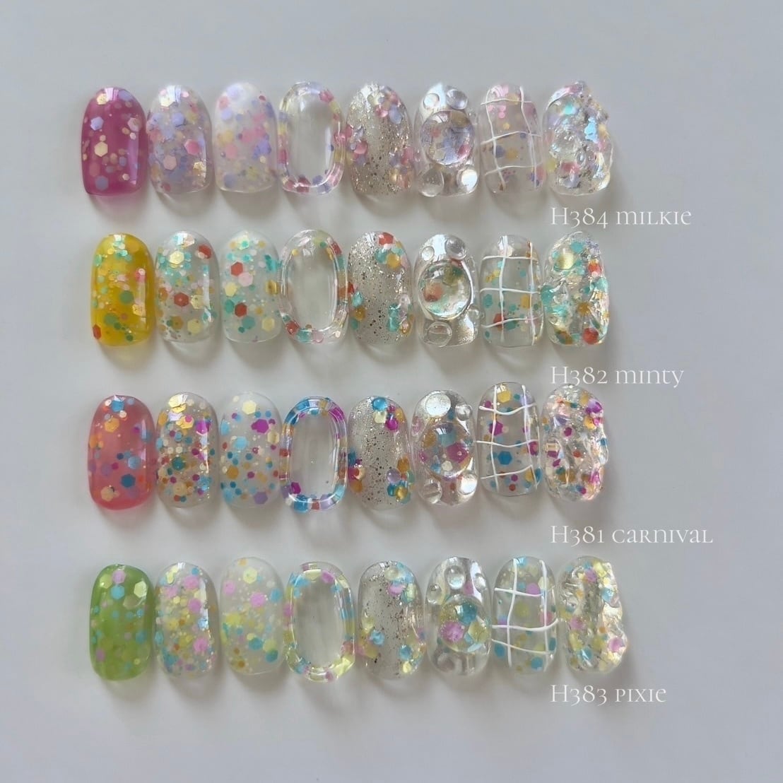 Atelier Novel - H381-384 Pop Piece Holo Mix