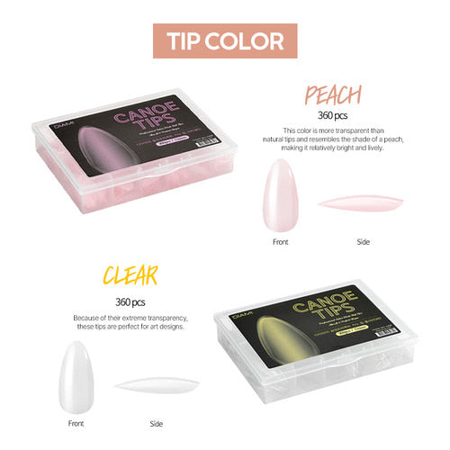 DIAMI Canoe Tips Refill (Clear ONLY)